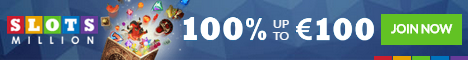 SlotsMillion Casino $/€100 Welcome Bonus