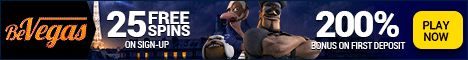 Microgaming BeVegas Casino 25 Free Spins No Deposit Bonus 675% Bonus