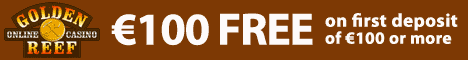 Golden Reef Casino $/€100 Bonus Microgaming games